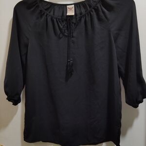 Faded Glory Black Blouse